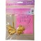 Disney Princess Happy Birthday Banner – Pink & Gold Pennant Party Decoration, 15 ft Ribbon – Princess Birthday Party Supplies